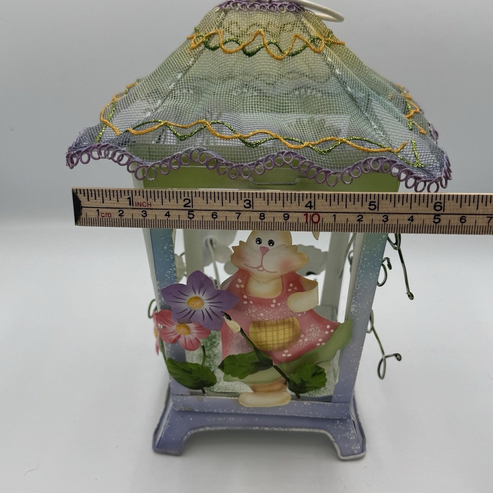 Metal‎ Spring/Easter Tea light Lantern - Picture 3 of 4